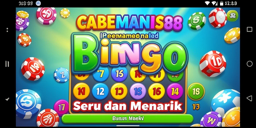 Screenshot gameplay Bingo yang seru dan menarik.
