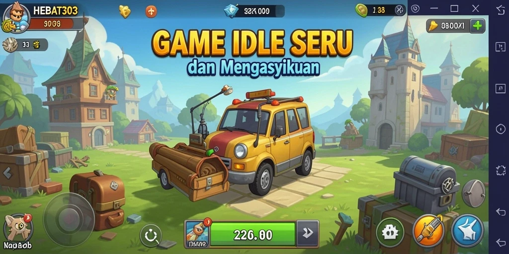 Tampilan gameplay seru HEBAT303 di layar ponsel.