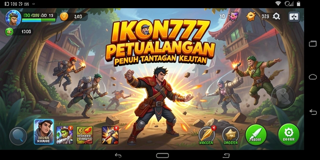 Tampilan gameplay menarik dari IKON777 yang menampilkan dunia petualangan.