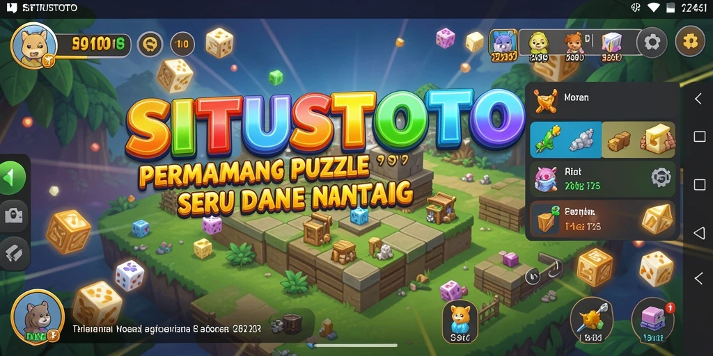 Tampilan gameplay SITUSTOTO yang menantang dan penuh warna.
