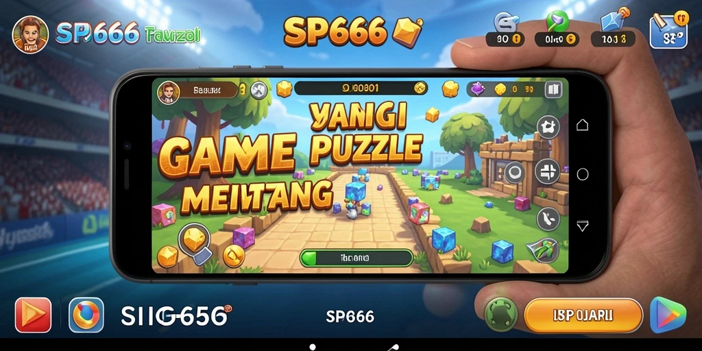 Tampilan gameplay SP666 dengan tantangan Puzzle yang menarik.
