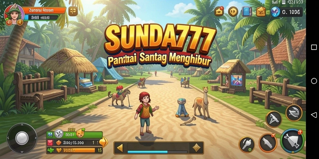 Screenshot SUNDA777 menampilkan gameplay yang penuh warna dan menarik.
