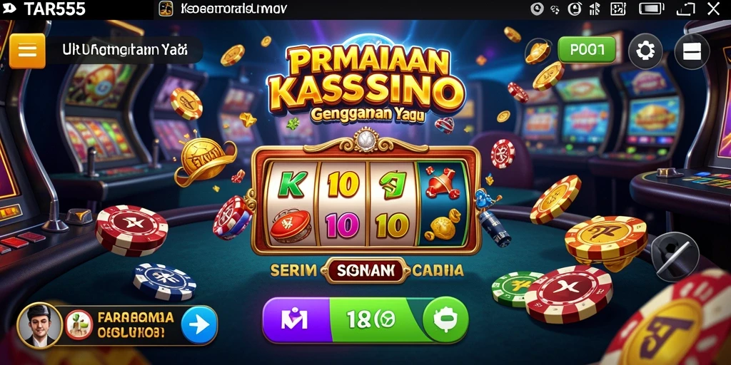 Tangkapan layar TAR555 menunjukkan gameplay Kasino yang menarik dan menyenangkan.